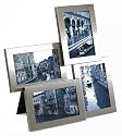 Umbra Lira 4-Picture Metal Photo Frame, 4-by-6-Inch, Nickel