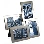 Umbra Lira 4-Picture Metal Photo Frame, 4-by-6-Inch, Nickel