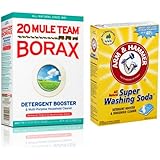 Mule Team Borax and Arm & Hammer Super Washing Soda Variety Pack