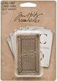 Alpha Cards by Tim Holtz Idea-ology, 72 Alpha and Digit cards, 2-1/2 Inches Tall, Paper, Black and White, TH93006