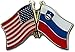 Flagline Slovenia - Friendship Lapel Pin