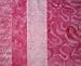 Breast Cancer Awareness Fabric Fat Quarters (4 - 18 X 22 Inc)