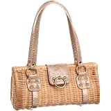 [サック] SAC オーストリッチ型押しエナメルラタンカゴバッグ
