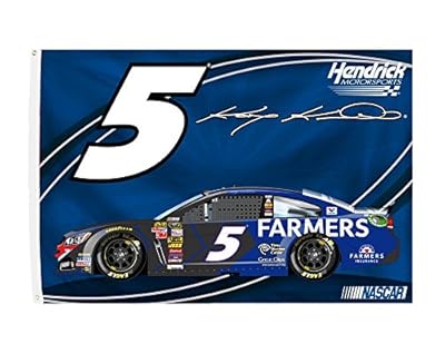 Kasey Kahne #5 Large 3x5 CAR Flag w/grommets RR Outdoor Banner Nascar Racing