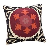 Natori Samarkand 26-Inch by 26-Inch Euro Sham, Multi