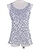 PrettyGuide Women's Shimmer Glam Sequin Embellished Sparkle Tank Top Vest Tops XS Silver