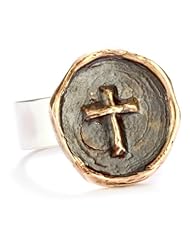 Pyrrha "talisman" Bronze Cross Ring