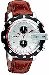 D&G DW0365 Gents Sean Chronograph Brown Strap Watch from D&G