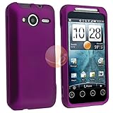 Snap-on Rubber Coated Case for HTC EVO Shift 4G , Dark Purple