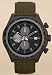 Fossil #CH2781 Men's Dylan Olive Nylon Strap Chronograph Watch