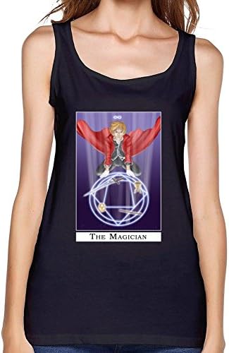 dyh5l1q Women's The Magician Tarot card Tank Top 100% Cotton