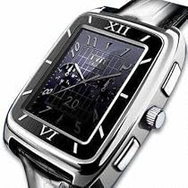 Tri-band Wrist Watch GSM Cellphone with 1.5" TFT Touchscreen -- MP3 MP4 player--write touch screen--Voice message--IP Dial--MMS--Stereo Bluetooth music--Voice Bluetooth A2DP--64 channels ringtone --Sound recorder--SMS-Text Messaging-- Speakerphone--Rechargable Battery Built in 128MB memory w/Bluetooth headphone