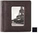 RODEO BLACK pebble grain leather medium scrapbook #170 style album by Raika -