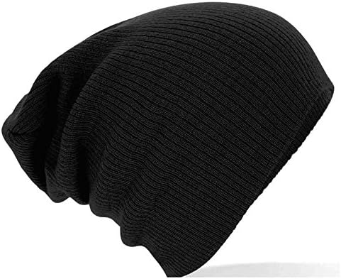 Knitted Skull Cap By Colwares (Black) - Stylish Beanies For Men, Women, &amp; Teens