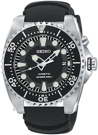 Seiko Men's SKA413 Adventure Kinetic Diver Watch