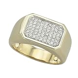 14K Yellow Gold 1/4 ct. Diamond Men's Ring