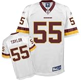 Reebok Washington Redskins Jason Taylor Replica White Jersey Size: Extra Large