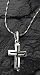 Pack of 4 Dimensions of Christ Silver Crossfish Pendant Necklaces