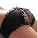 FUNOC Women Lace Sexy G-string Briefs Thongs Panties Knickers Lingerie Underwear (Black)