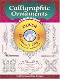 Calligraphic Ornaments CD-ROM and Book (Dover Electronic Clip Art Series)