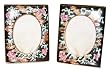 Porcelain picture frame - set of 2 - handpainted Porcelain picture frame - set of 2 - handpainted