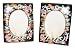 Porcelain picture frame - set of 2 - handpainted