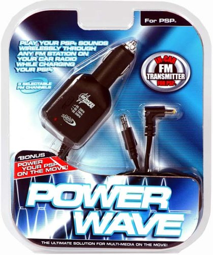Childrens Toyshop  Third Party New : Datel Powerwave FM Transmitter (PSP)