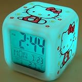 Hello Kitty R�veil Horloge Thermom�tre Cube Eclat