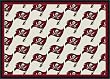 Miliken & Company Tampa Bay Buccaneers 7-Ft. 8-In. x 10-Ft. 9-In. Repeat Area Rug