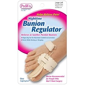 Click here to buy Pedifix Nighttime Bunion Regulator, Large Left by Pedifix.