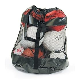  Sports Ball Bag - Mesh with Vinyl Base, 2/Set