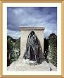 Grief Statue, Rock Creek Cemetary, Washington, D.C. Photograph - Beautiful approx. 25"x29" Framed & Matted - 1 1/2" Antique Style Gold Frame - Photographic Print by Carol M. Highsmith
