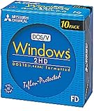三菱化学 2HDV10 フロッピーディスク(10枚/Windows)