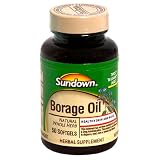 Sundown Borage Oil Softgels - 50ct Bottles (Pack of 2)