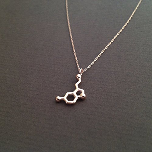 Petite Serotonin Necklace in solid 14K rose gold