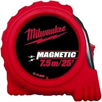 Milwaukee 49-19-0026 25 Foot Magnetic Tip Tape Measure, inch/metric