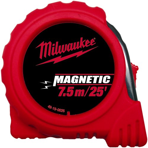 Tools: Milwaukee 49 19 0026 25 Foot Magnetic Tip Tape Measure, inch/metric