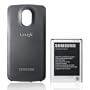 Samsung Original Akkublock mit Geh�user�ckseite EB-K1F2KBUGSTD (kompatibel mit Galaxy Nexus) in schwarz