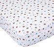 Carters Easy Fit Printed Crib Fitted Sheet