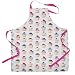 Beautiful CupCakes Design Ladies Apron - Made From 100% Cotton With Printed Cupcake Pattern - Ideal Teacher or Ladies Gift Idea ?