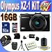 Olympus XZ-1 10 MP Digital Camera with f1.8 Lens and 3-Inch OLED Monitor (Black) + Extended Life Battery + 16GB SDHC Class 10 Memory Card + USB Card Reader + Memory Card Wallet + Deluxe Case w/Strap + Shock Proof Deluxe Case + Mini HDMI to HDMI Cable + Accessory Saver Bundle!