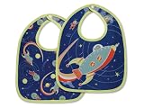 SugarBooger Outerspace Mini Bib Set of 2