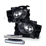 IMAGE OF 08-10 Nissan Altima 2Dr OEM style Clear Fog Lights + LED Bumper Lights