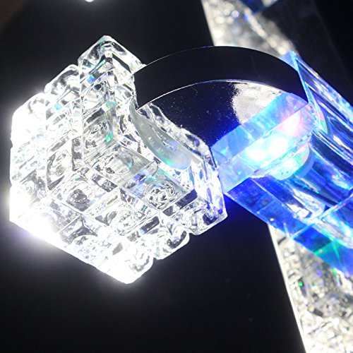 Modern 8w Cool White Fashion LED Bathroom Crystal Picture Lights Chrom Finished