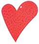 iSi K8687 Heart Silicone Trivet, Red