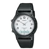 Casio Ana Digi Dual Time Watch with Alarm and Stopwatch (WI3046) by Casio