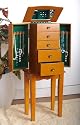 Furniture online: Oak Jewelry Armoire Chest