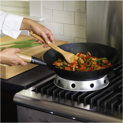Joyce Chen Hand Hammered Black Steel Wok