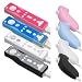 4 Set of Soft Silicone Skin Case for Nintendo Wii Remote Control / Controller & Nunchuk (Black + Clear White + Pink + Blue)