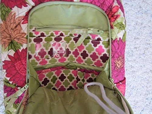 VERA BRADLEY LAPTOP BACKPACK (Large) - "HELLO DAHLIA" Pattern